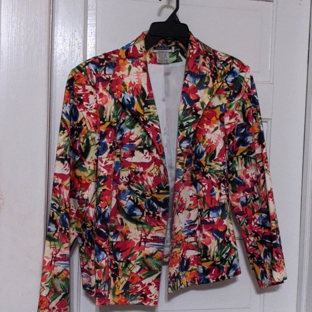 Leslie Fay size 18 women's spring Blazer
